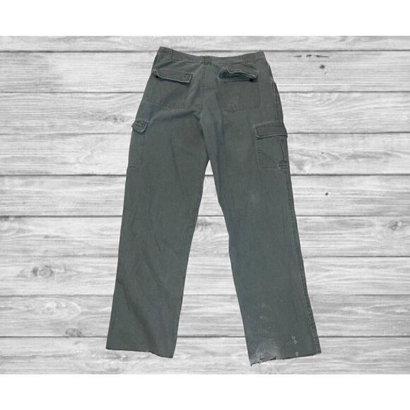 Cabela’s Outdoor Gear Olive Green Cargo Pants 7 Pocket Hiker Men’s 40x35 Reg - Picture 8 of 8